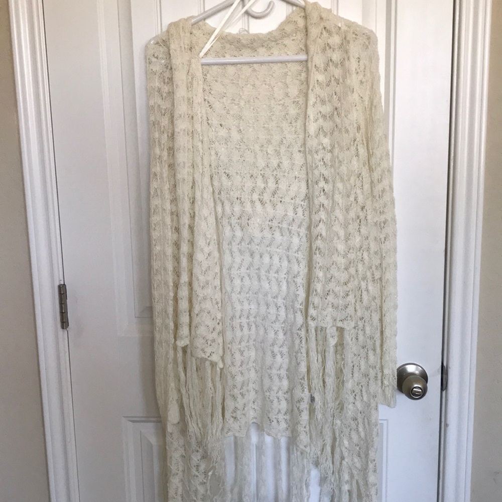 Lacey Cover Up/ Cardigan with good